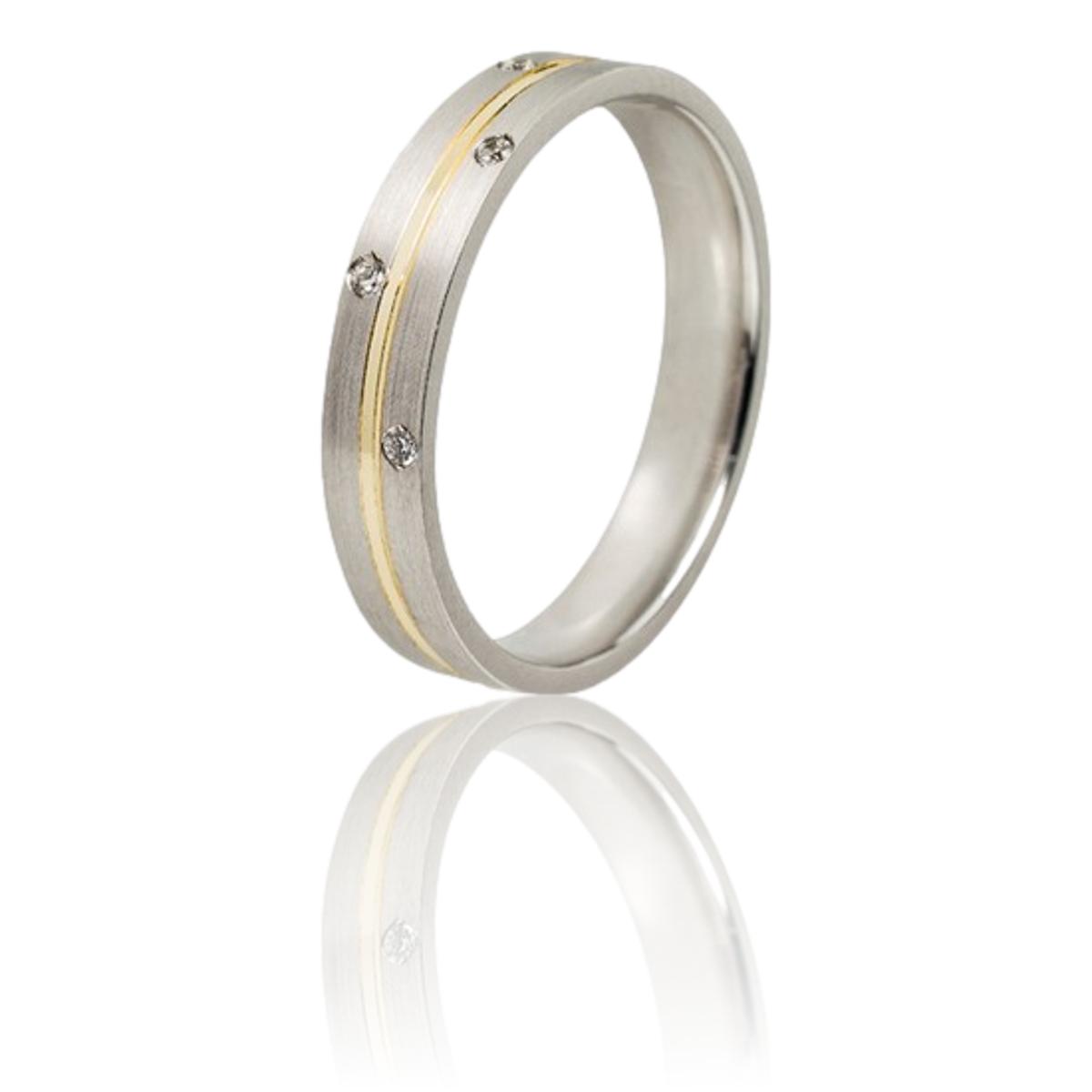 F4387-CZ-2_clipped_rev_1 Gold Wedding Rings - Image 1