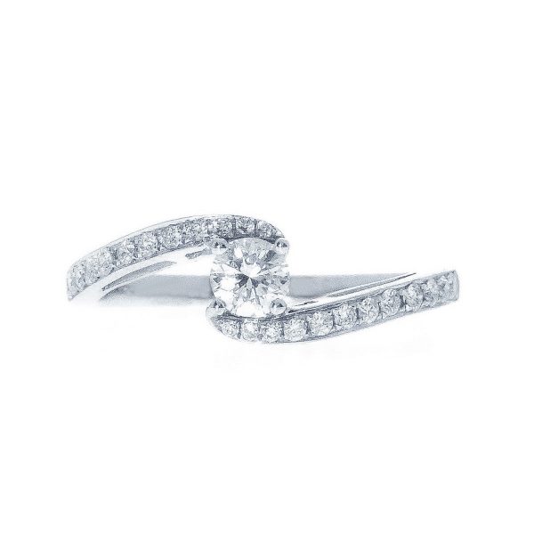 Gold & 0.25ct Diamond Engagement Ring