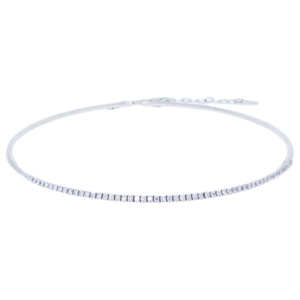 Χρυσό Κολιέ Choker με Διαμάντια