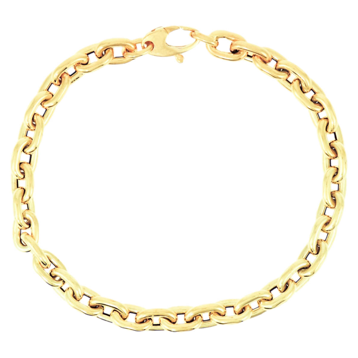 gold-chain-bracelet-1-3_clipped_rev_2 Gold Chain Bracelet - Image 1