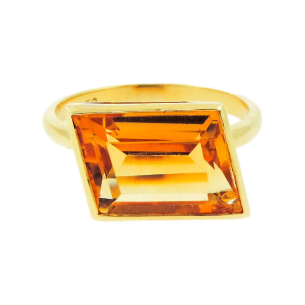 Gold & Citrine Ring