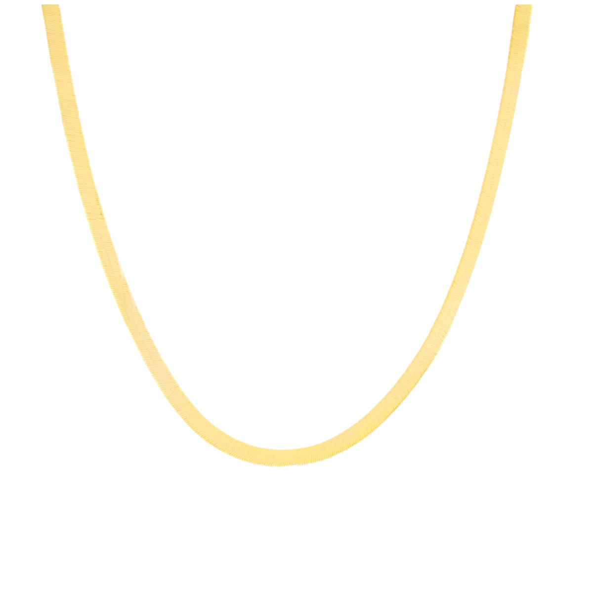 gold-flat-necklace_clipped_rev_2 Χρυσό Κολιέ - Image 1