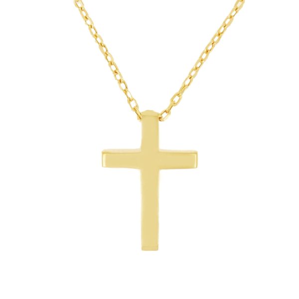 Gold Cross & Chain
