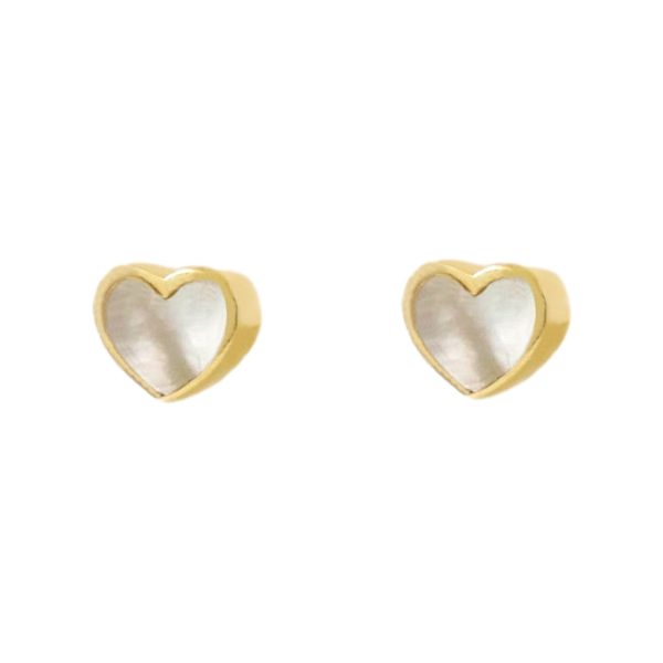 Gold & Mother of Pearl Earrings