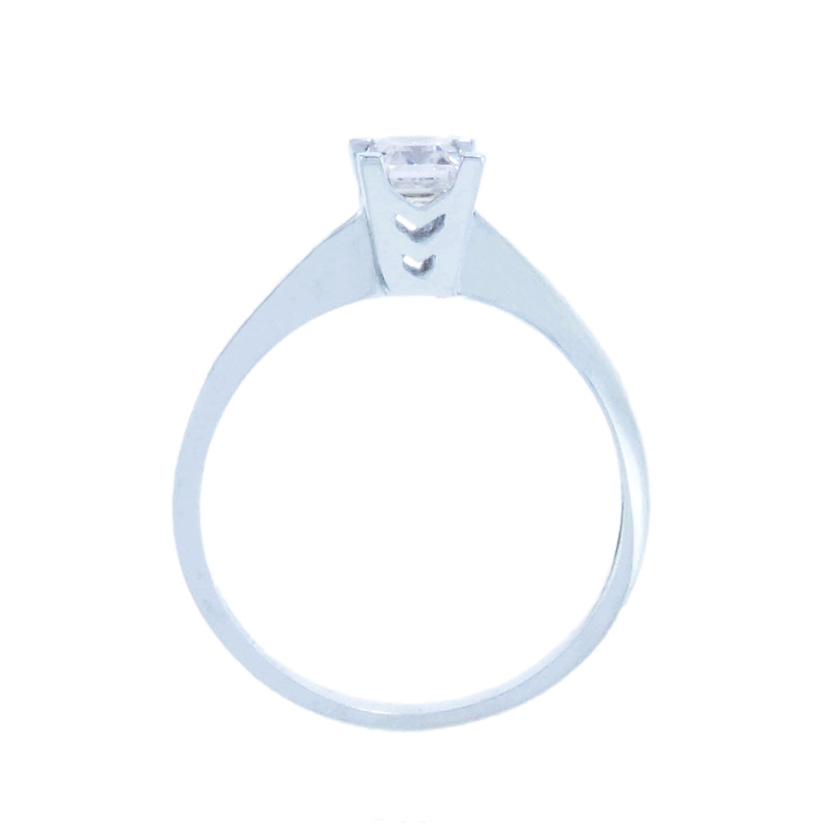 gold & cubic zirconia ring 5725-1-3_clipped_rev_1 Gold & Cubic Zirconia Ring - Image 3