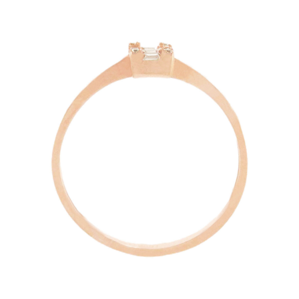 gold & cubic zirconia ring 5935-1-3_clipped_rev_1 Gold & Cubic Zirconia Ring - Image 3