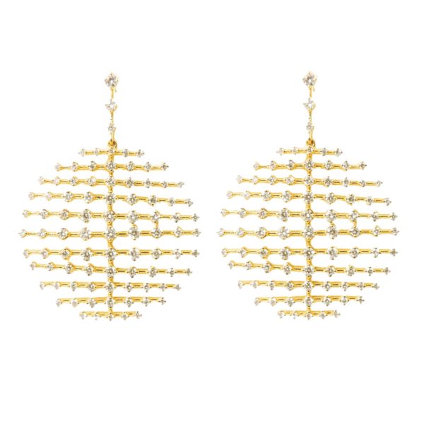 Gold & Diamond Earrings
