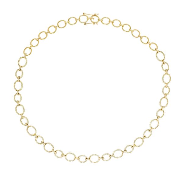 Χρυσό Κολιέ με Διαμάντια