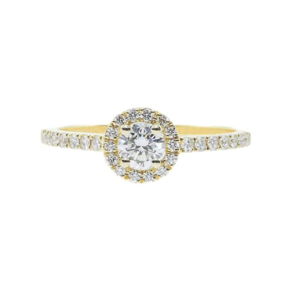Gold & 0.25ct Diamond Engagement Ring