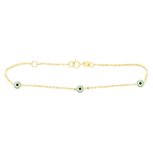 Χρυσό Βραχιόλι Μάτι