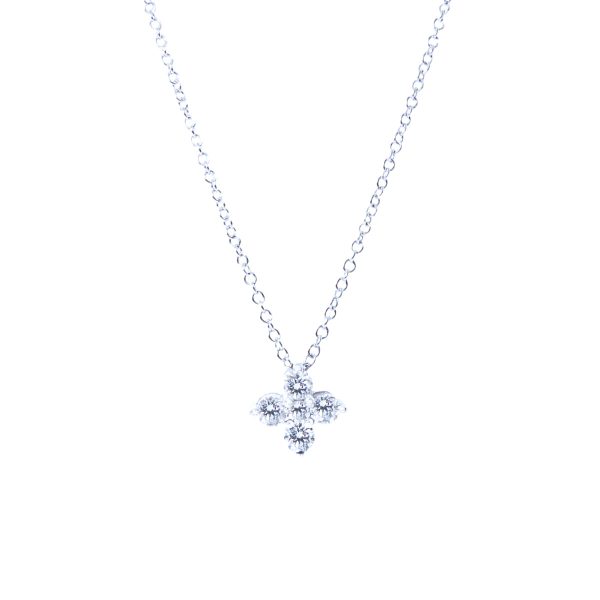 Χρυσός Σταυρός με Διαμάντια & Αλυσίδα