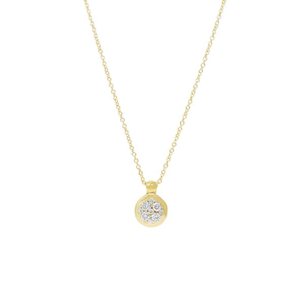 Χρυσό Κολιέ με Διαμάντια