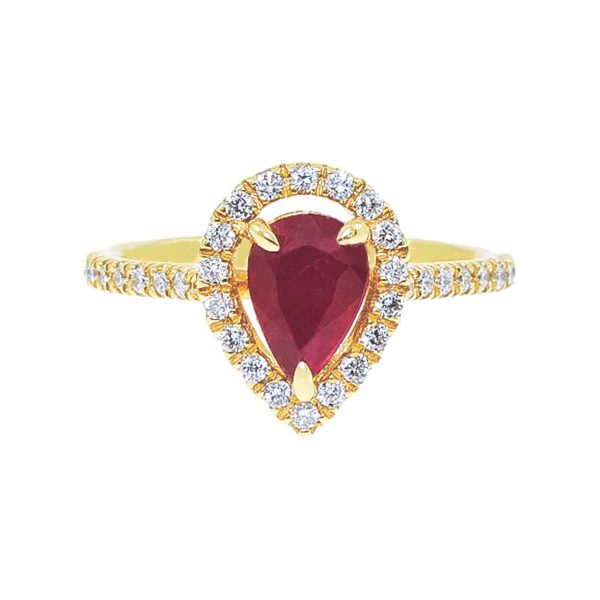 Gold, Ruby & Diamond Ring