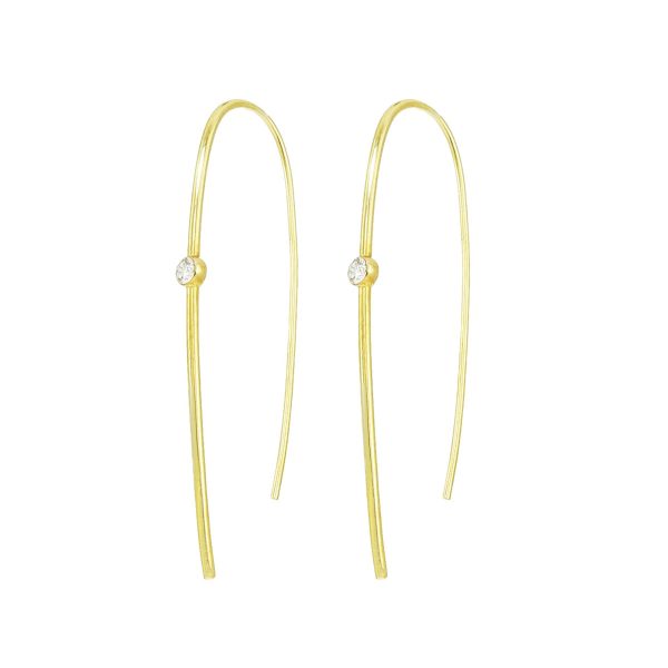 Gold & Diamond Earrings