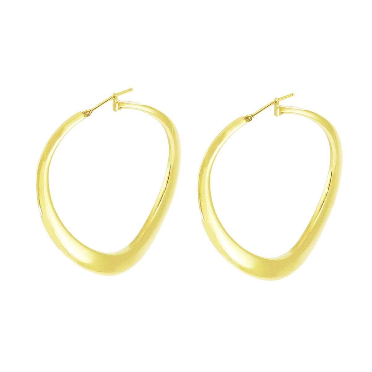 gold hoop earrings 6270-1_clipped_rev_1 Gold Hoop Earrings - Image 1