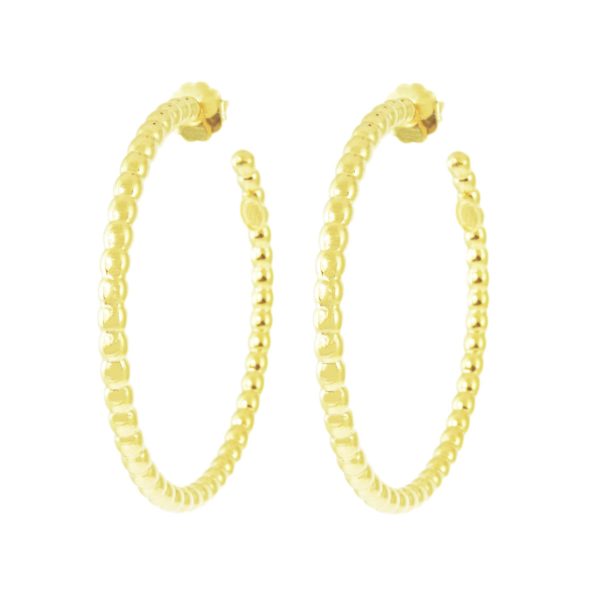 Ασημένια Σκουλαρίκια Κρίκοι